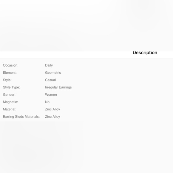 ✨NEW Striped Black and White Earrings - Picture 5 of 5